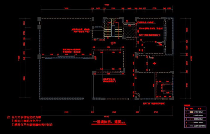 欧式三层别墅室内设计施工图(2)