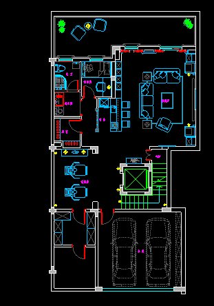欧式三层家装别墅设计施工图(1)