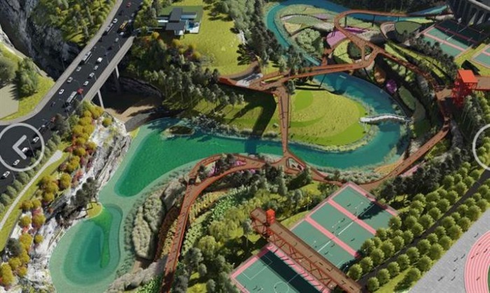 现代山地体育公园景观设计方案ＳＵ模型(13)