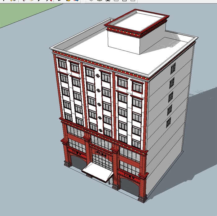 10个藏式风格各种使用功能的居住建筑设计方案su模型原创