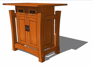 9个室内柜子（餐边柜 装饰柜）家ＳＵ具模型