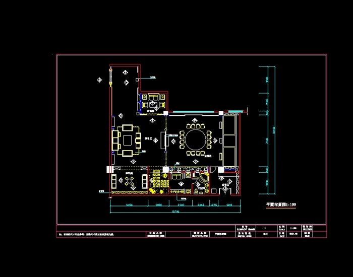 现代风格详细的小公园景观cad施工图(2)