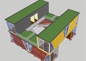 集装箱式私人住宅ＳＵ模型