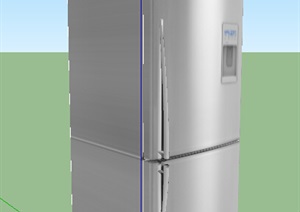 冰箱经典设计SU(草图大师)模型