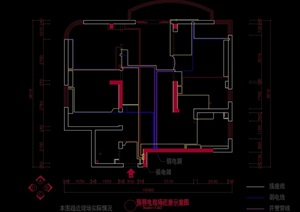 丰和新城室内空间设计cad施工图