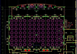 某现代风格宴会厅cad施工图纸