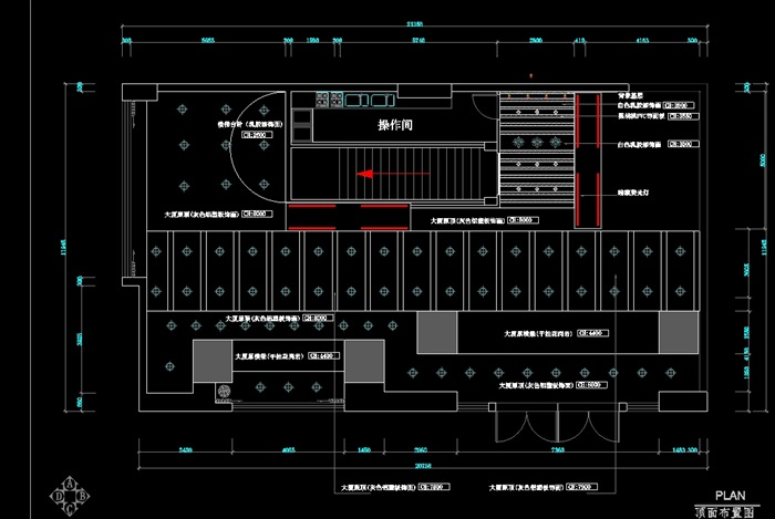 茶餐厅空间设计cad施工图及效果图 3D源文件及贴图(7)