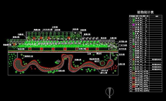 高速公路站区CAD方案及JPG效果图(2)