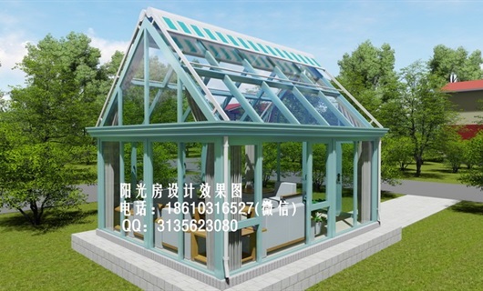 D1107北京阳光房设计效果图（幅）