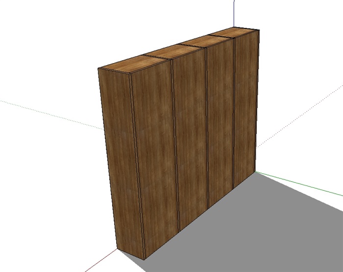 储物柜独特详细设计su模型(3)