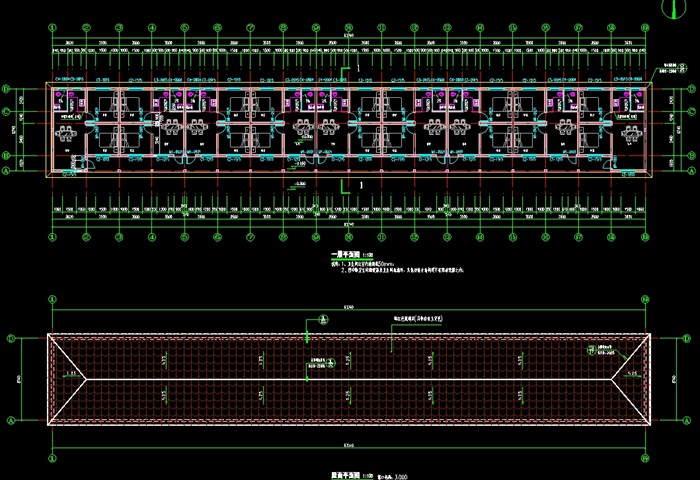 某高档猪场建筑结构设计cad施工图(1)