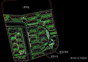 南京某小区平面规划图