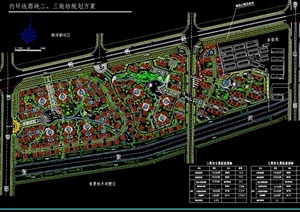 上海别墅小区规划设计cad总图