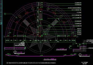 某现代详细的广场环境设计cad施工图