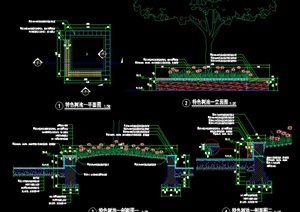 景观树池详细设计cad详图