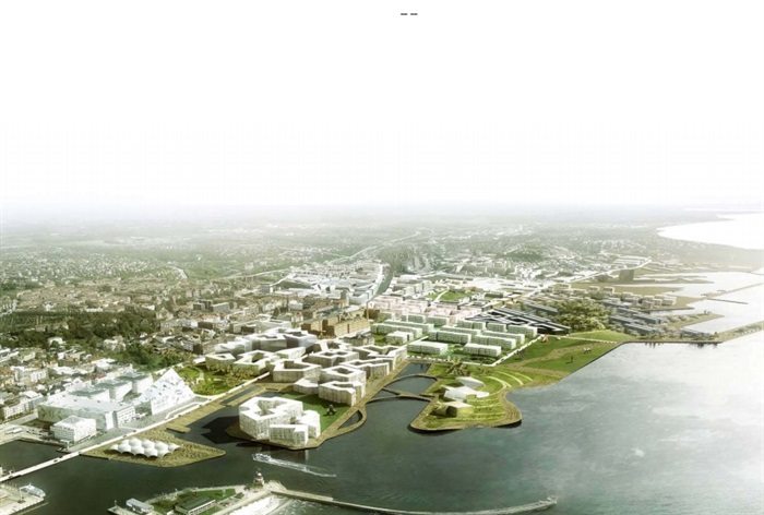 某现代风格滨海城市规划设计pdf方案(1)
