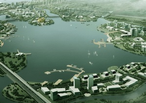 某现代东丽湖地区城市设计pdf方案文本