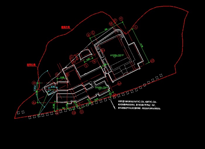 某植物园民俗村规划设计cad施工图(6)