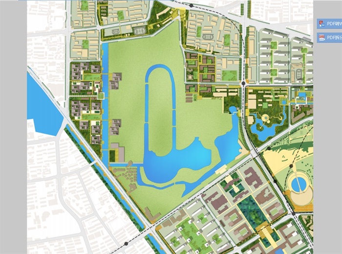 某市文化中心周边地区城市设计pdf方案(1)