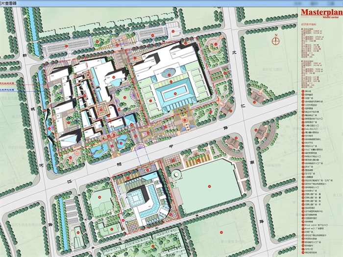 某核心区扬州商城商圈规划设计jpg方案(6)