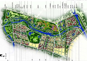 某县棠江核心区城乡一体化城市设计pdf方案