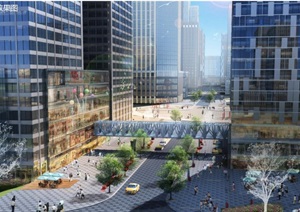 现代混合商业街区及城市设计方案