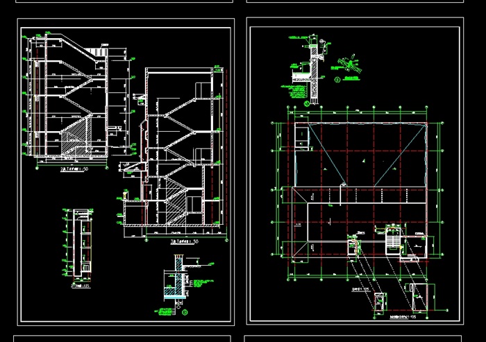 利安达综合大楼建筑设计cad方案图(3)