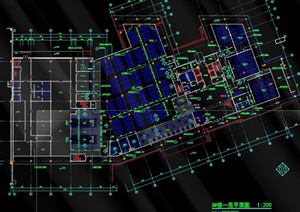 某现代阿里巴巴杭州总部建筑设计cad施工图