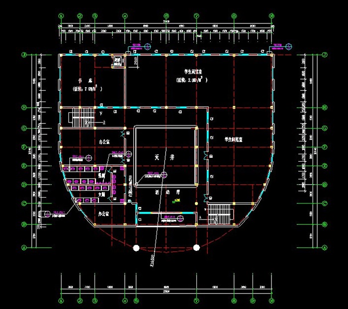 城建图书馆设计方案图(3)