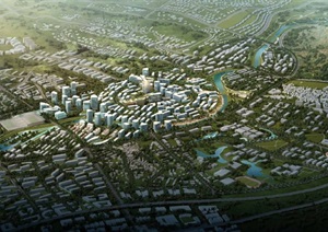 某城市新区中心区规划设计方案