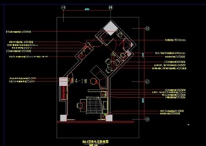 某住宅公寓B4 B5-1型样板间设计cad施工图