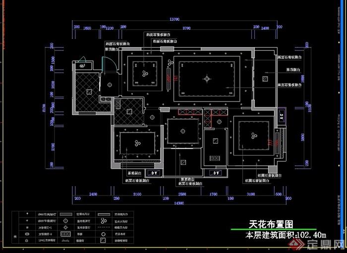 现代样板房详细室内住宅空间cad施工图