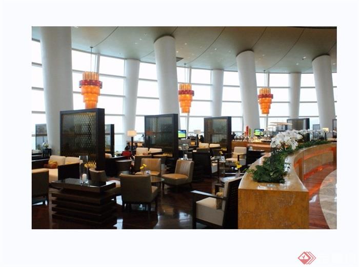 深圳经典酒店中餐厅设计cad施工图（含实景）