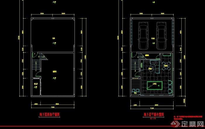 某现代室内住宅空间设计cad方案