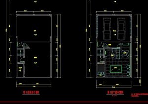 某现代室内住宅空间设计cad方案