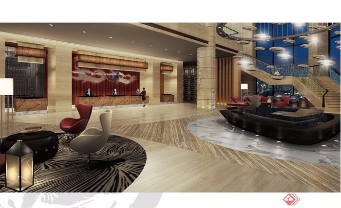 某现代国际酒店室内设计jpg方案