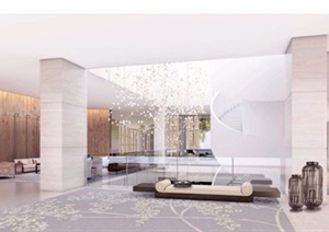 现代风格大酒店室内概念方案设计投标方案