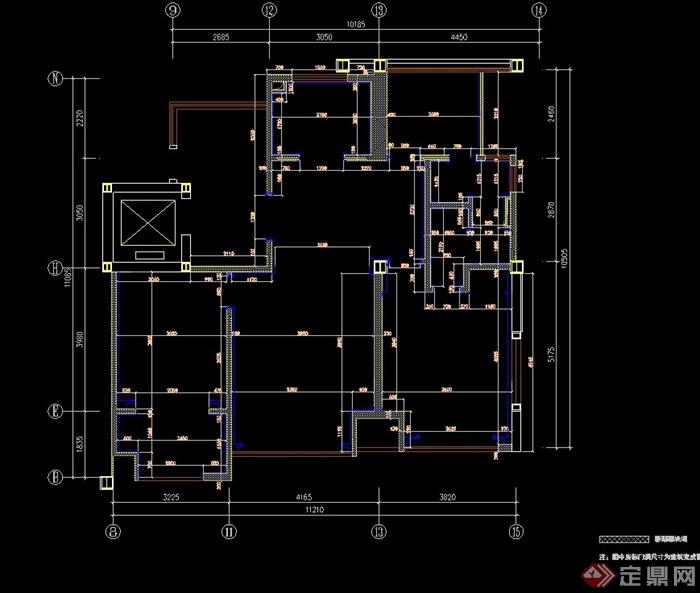 欧式香缇华府样板房室内详细设计cad施工图及效果图