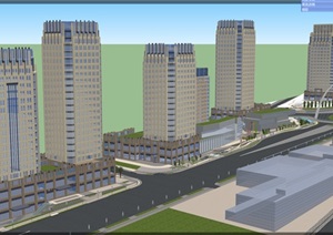 12个工业办公楼建筑设计方案ＳＵ模型