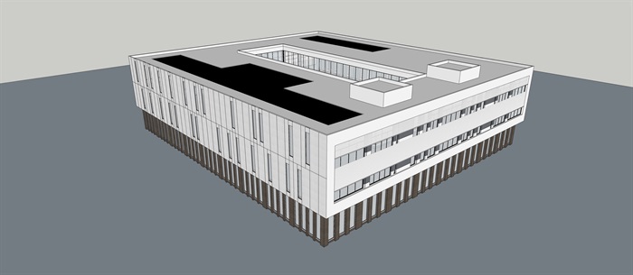 16个工业厂房建筑设计方案ＳＵ模型