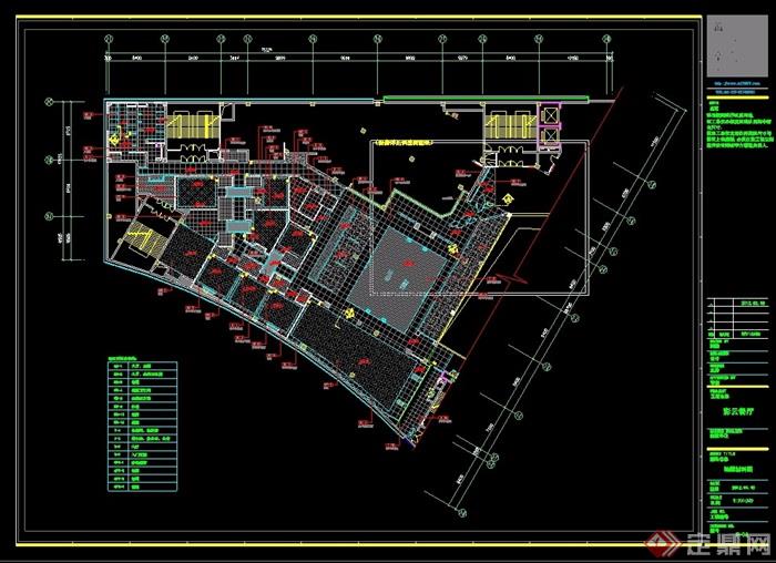 彩云彩图详细室内餐饮空间设计cad施工效果图