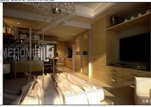 亚太时代广场单身公寓室内jpg方案
