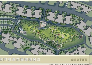 东莞山顶公园园林设计cad施工图