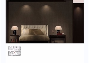 某详细的酒店客房空间设计jpg方案