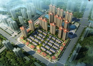 清远东城区项目住宅小区规划及建筑设计jpg方案