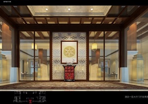 青海玉树太阳湖假日酒店室内空间设计jpg方案