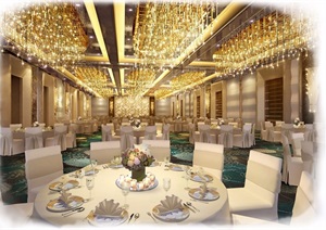 郑州万豪酒店餐厅空间设计jpg效果图