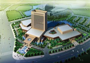 江宁科学园体育宾馆建筑设计jpg方案