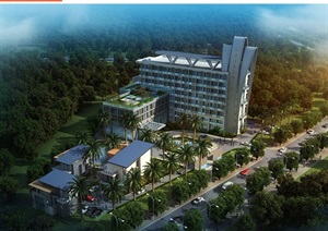 三亚惠苑国际大酒店建筑设计cad。jpg方案