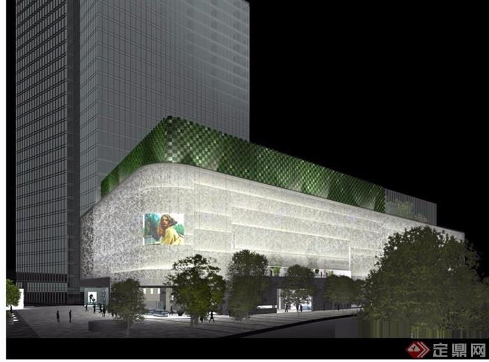 上海越洋广场商业建筑设计jpg方案